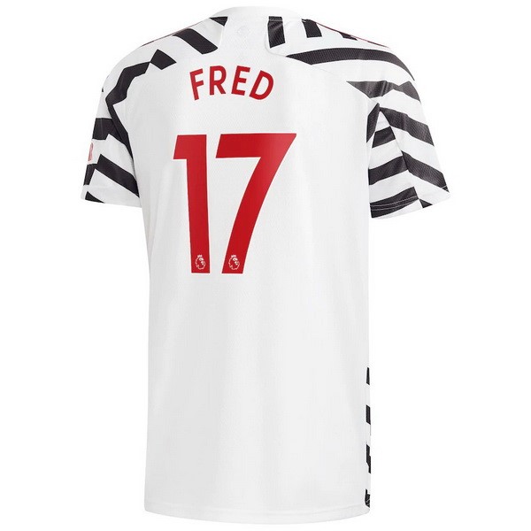 Maillot Football Manchester United NO.17 Fred Third 2020-21 Blanc
